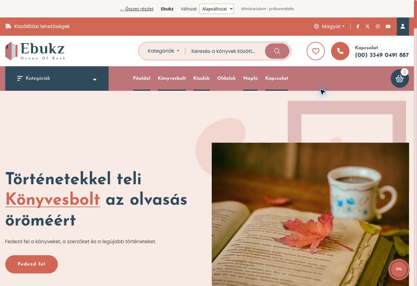 Ebukz – A teljes eredeti dizájn képernyőképe